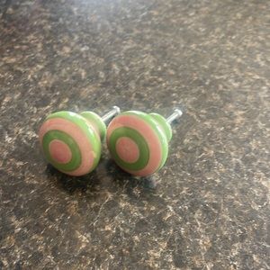 Ceramic knobs. McKenzie Child’s look-alike.